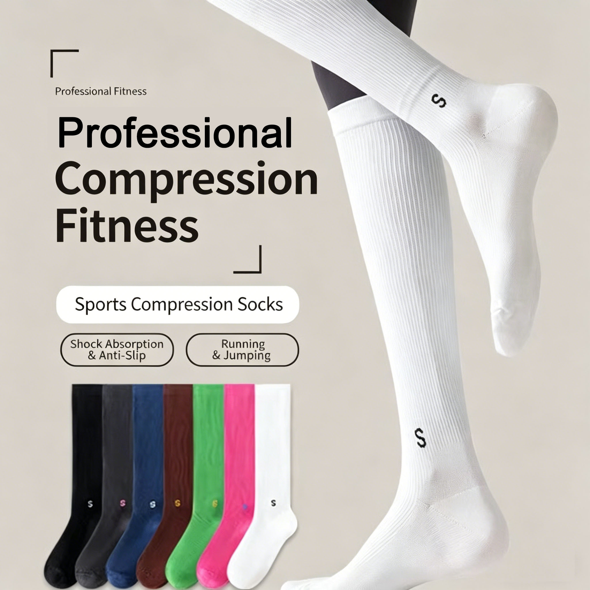 Compression Sleeve Calf - Calze a Compressione Professionali per Sportivi