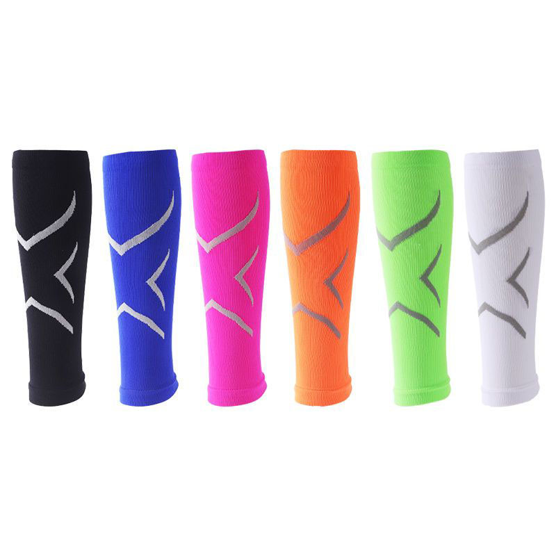 Compression Sleeve Calf - 1 paio coprigambe sportive Unisex calze