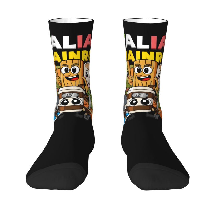 Dress Sock Men - Calzini eleganti personalizzati Brainrot Calzini da