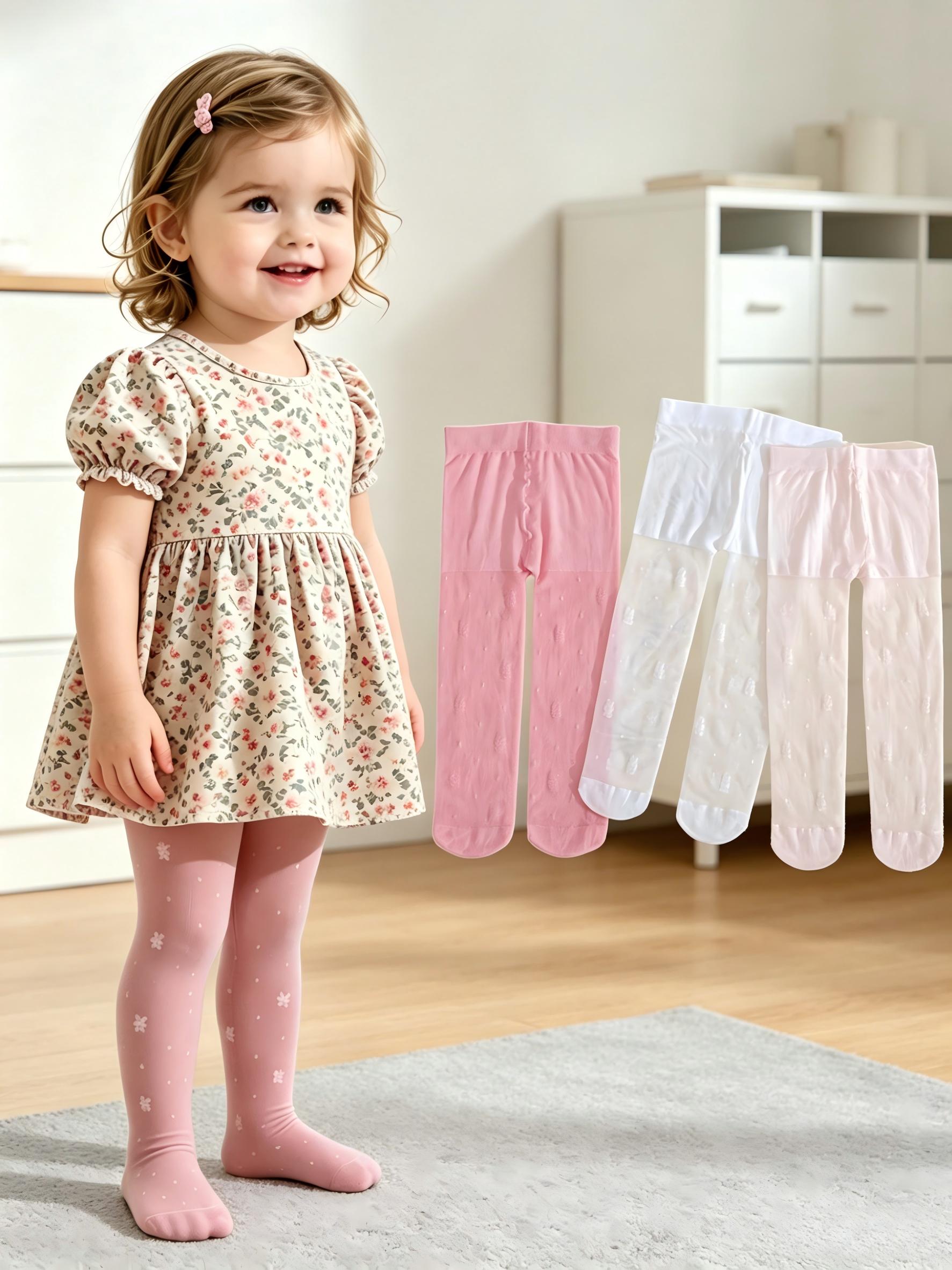 Tights Pantyhose Sheer - Confezione da 3 collant per bambine