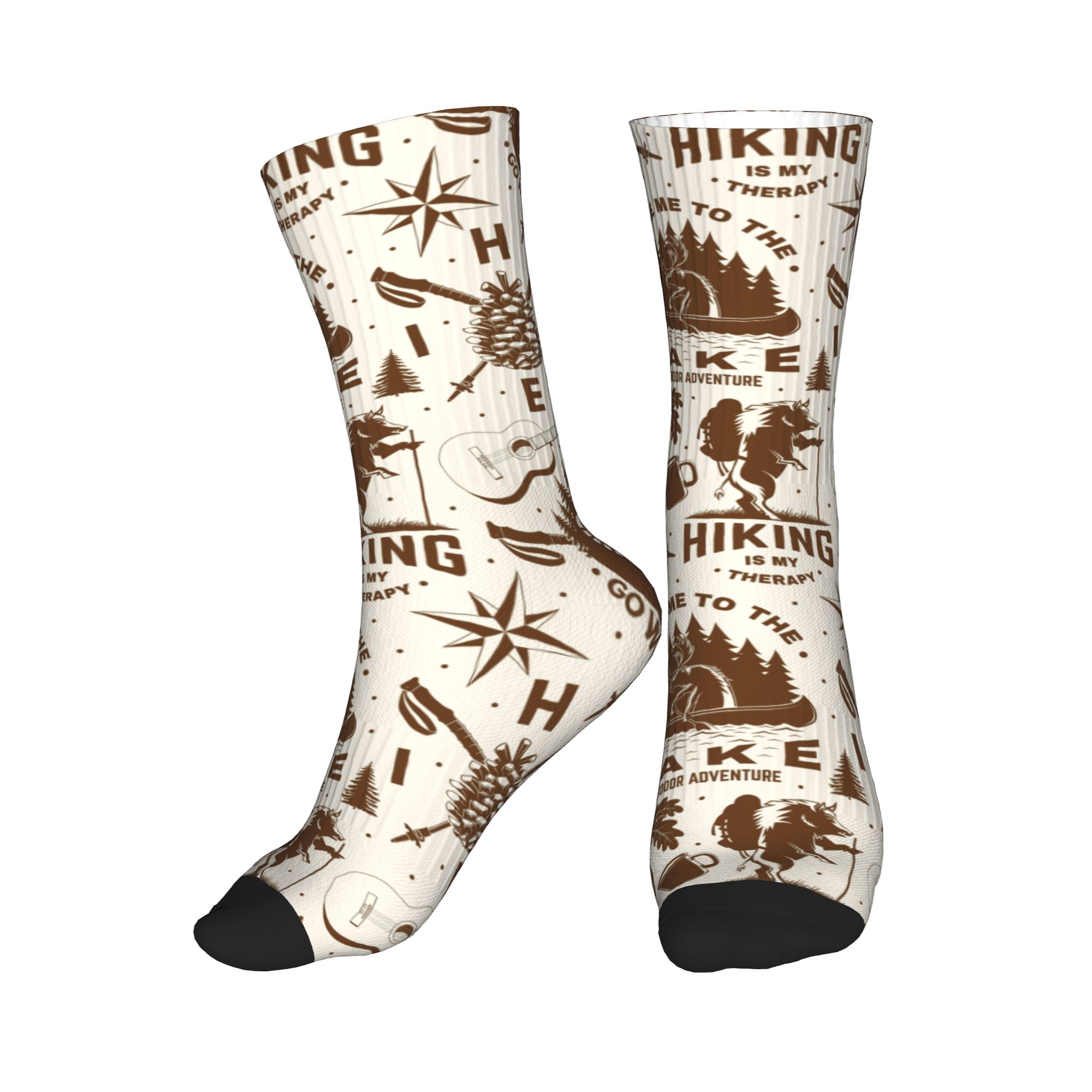 Dress Sock Men - Calzini da uomo vintage con stampa