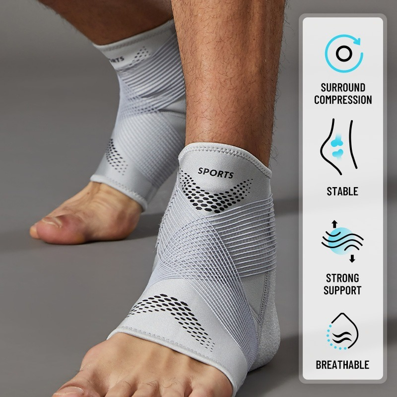Ankle Brace Sock - 1 Pezzo Supporto Caviglia Regolabile Senza