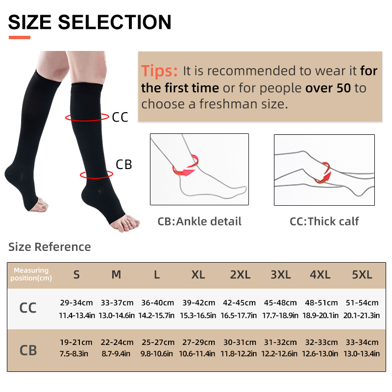 S-5XL 2 pz/paia manicotti per  - Compression Sleeve Calf recensione e prezzo
